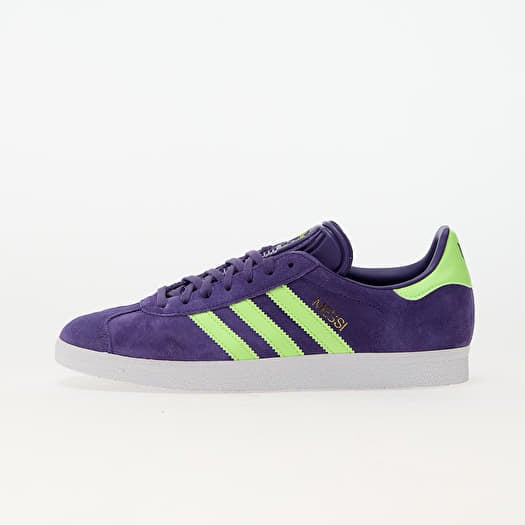 Men's purple adidas gazelle trainers hotsell