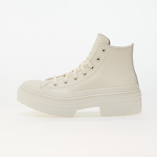 Converse Chuck Taylor All Star Lugged Heel Leather Platform Egret/ Egret/ Egret