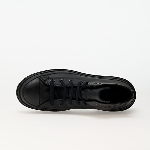 Women s sneakers and shoes Converse Chuck Taylor All Star Lugged Heel Leather Platform Black Black Black Queens