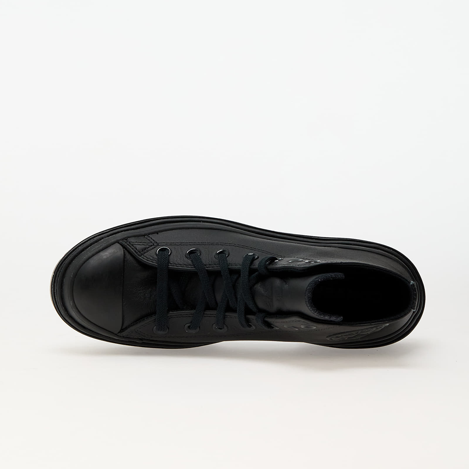 Women's sneakers and shoes Converse Chuck Taylor All Star Lugged Heel Leather Platform Black/ Black/ Black