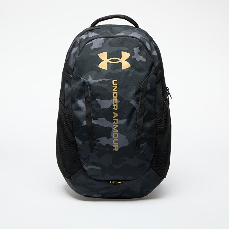 Under Armour Hustle 6.0 Backpack Black/ Black/ Metallic Gold