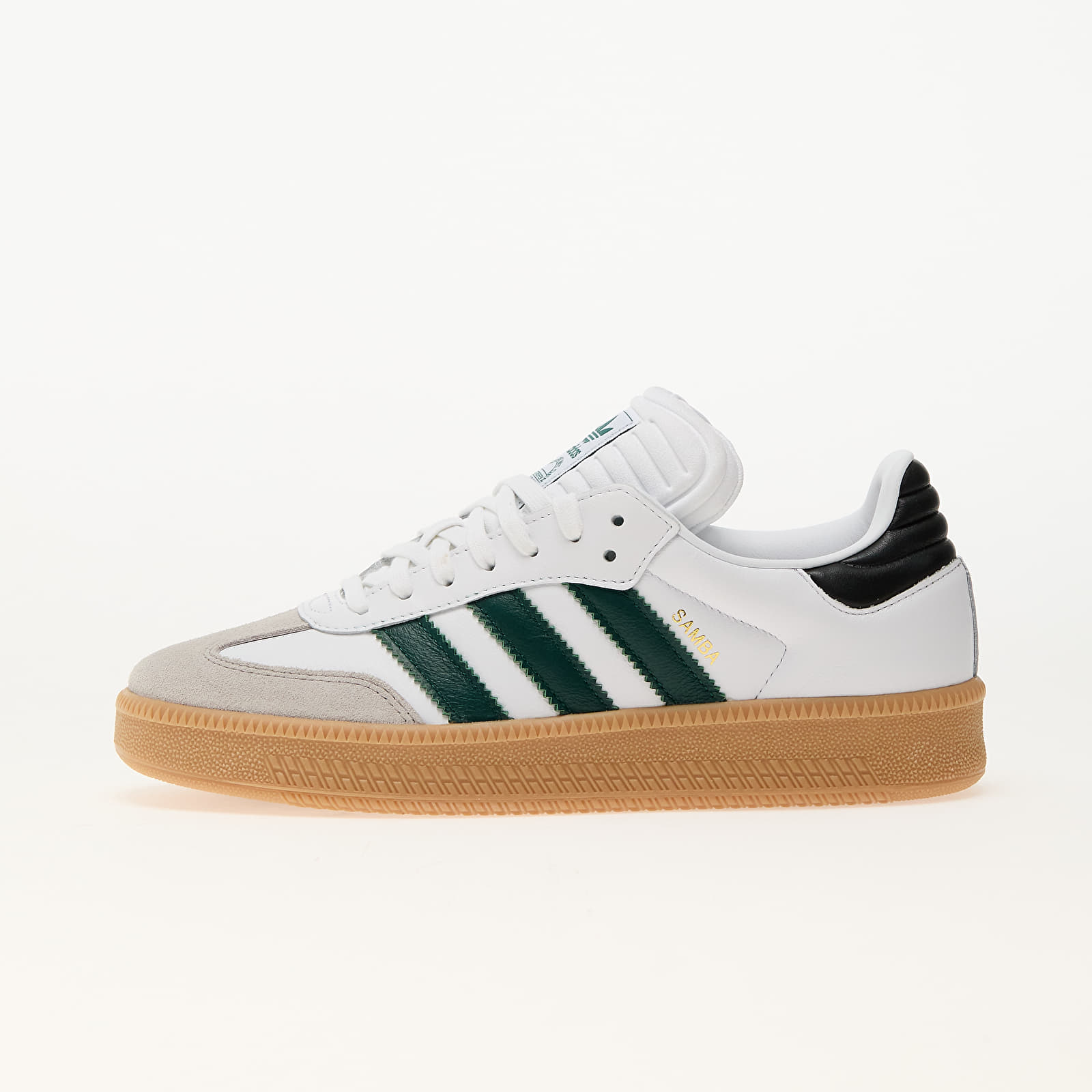 Încălțăminte și sneakerși pentru bărbați adidas Samba Xlg Ftw White/ Collgreen/ Panton