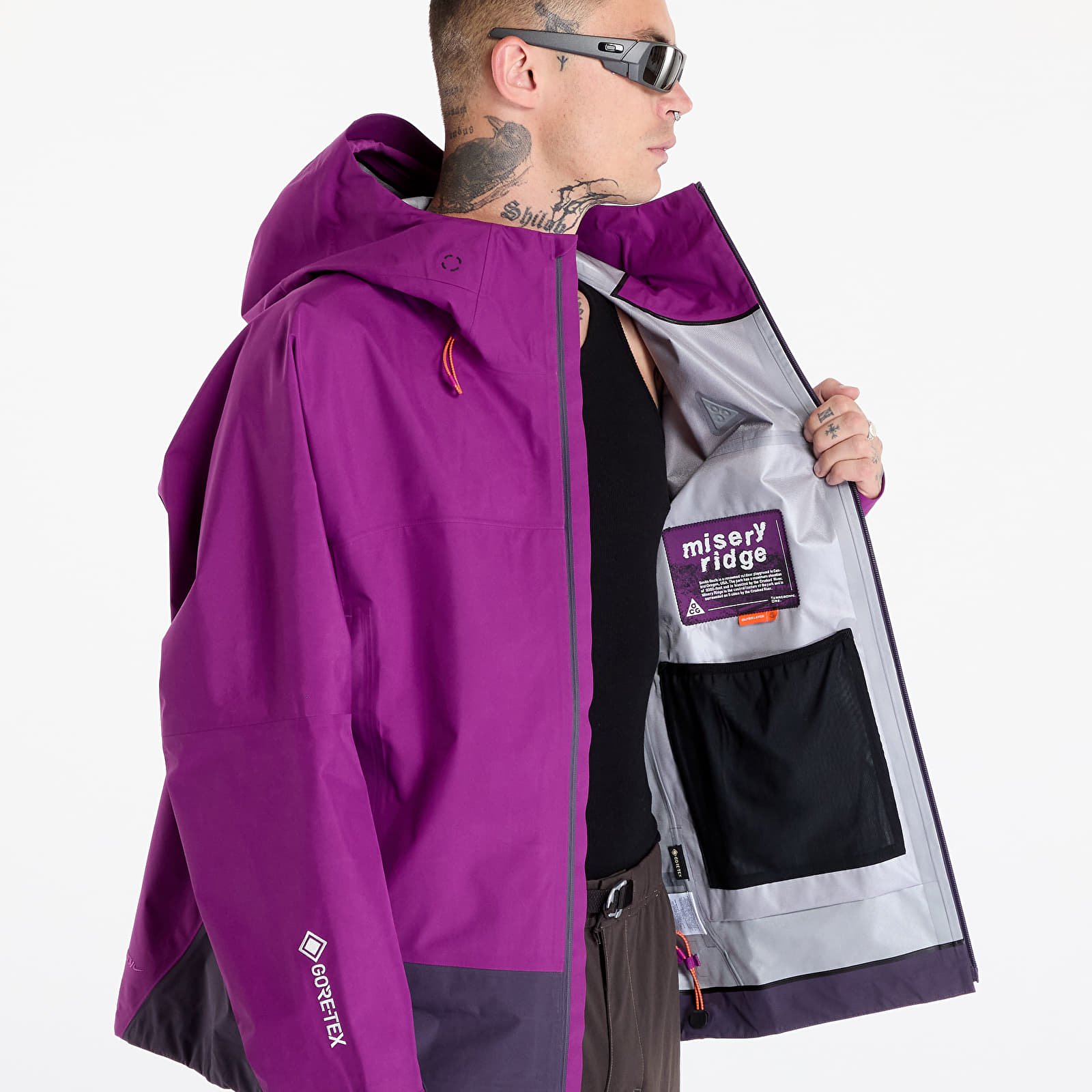 Nike acg gore tex jacket purple cheap