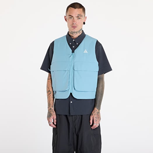 Nike ACG "Skull Peak" PrimaLoft® Reversible Vest Denim Turquoise/ Armory Navy/ Summit White
