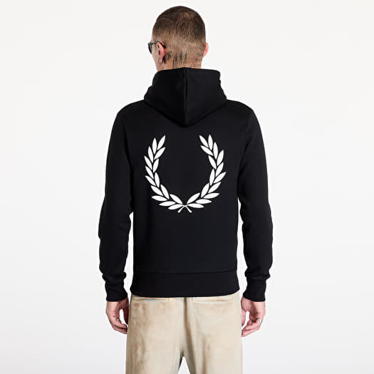 FRED PERRY Double Graphic Hooded Sweatshirt