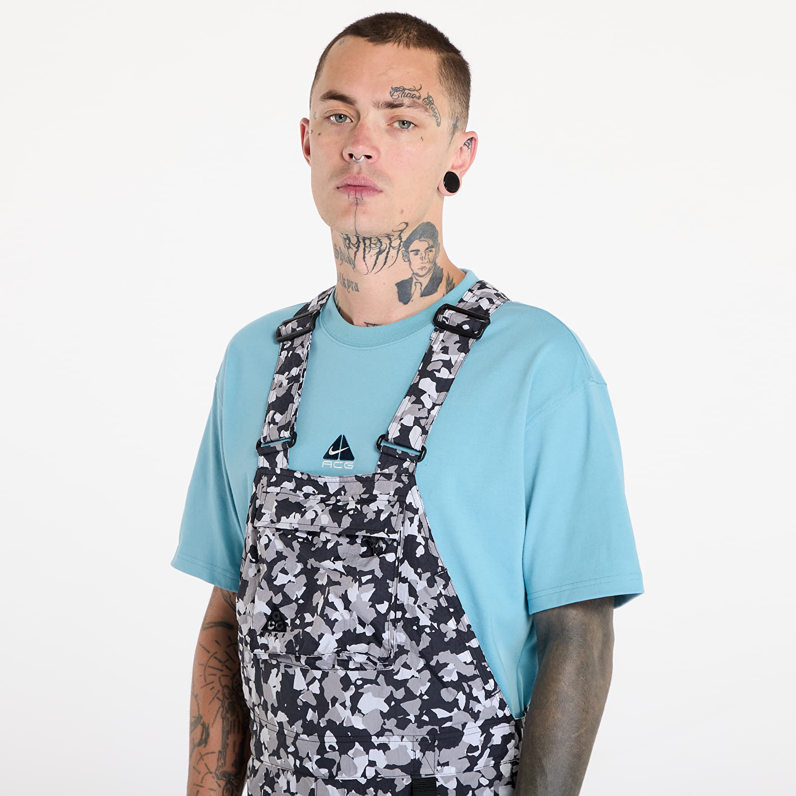 Overalls Nike ACG Woven AOP Overall Camo Print-Black/ White