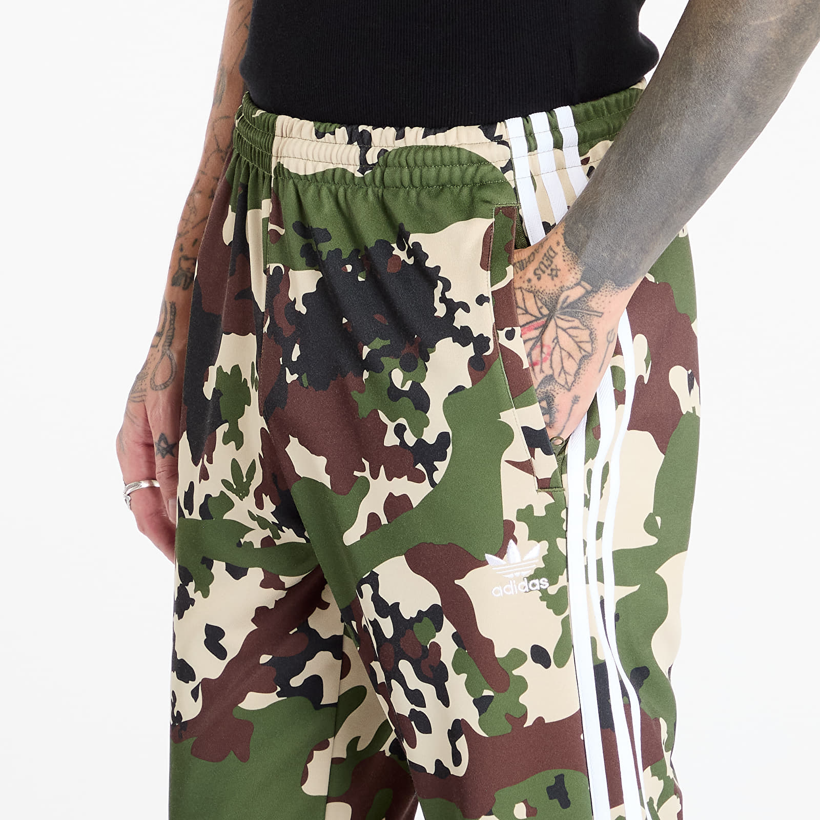 Pánske tepláky adidas Camo Sstr Trackpants Wild Pine