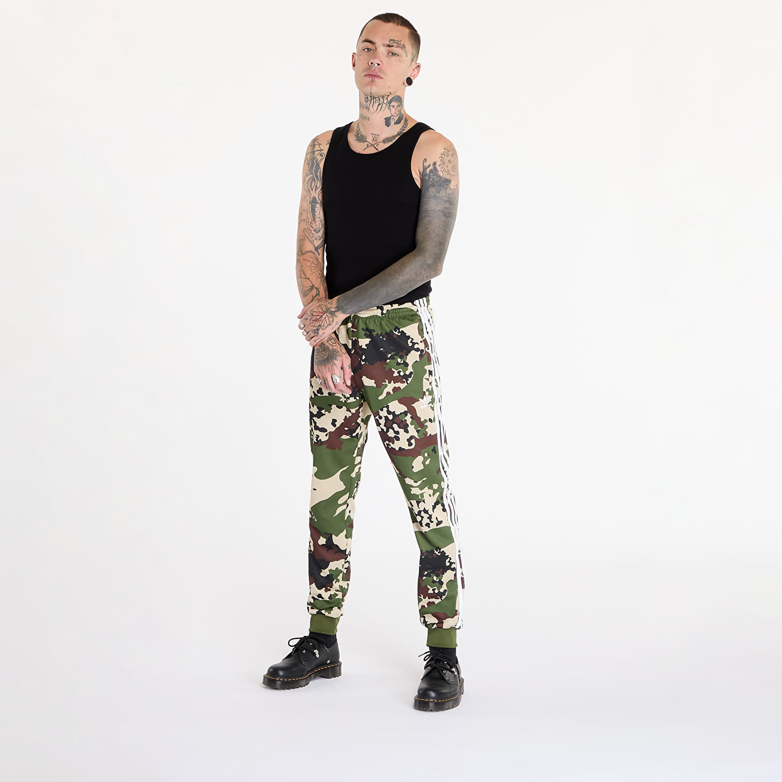 Adidas camouflage track pants clearance