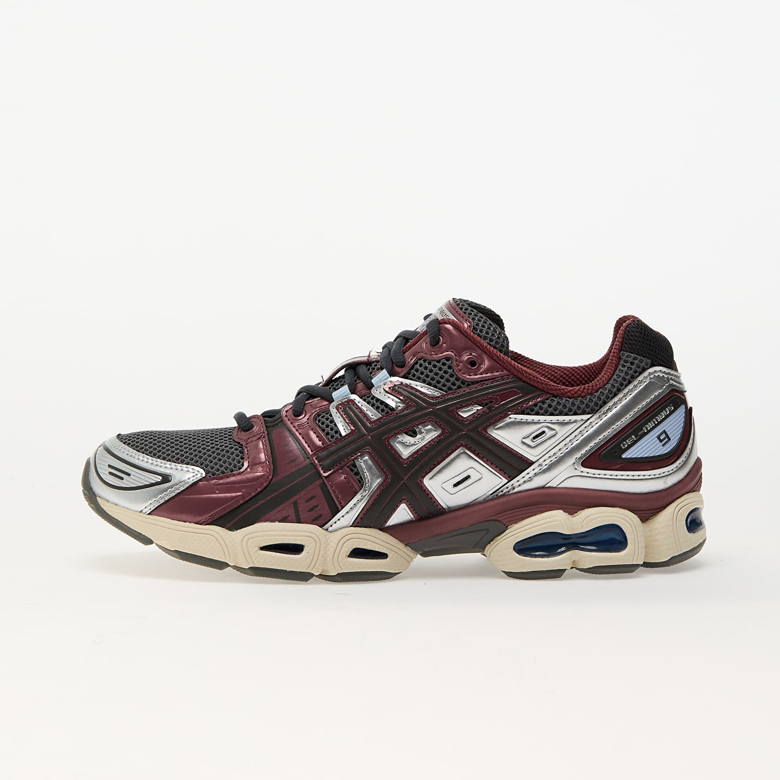 Baskets et chaussures pour hommes Asics Gel-Nimbus 9 Truffle Grey/ Dark Cherry
