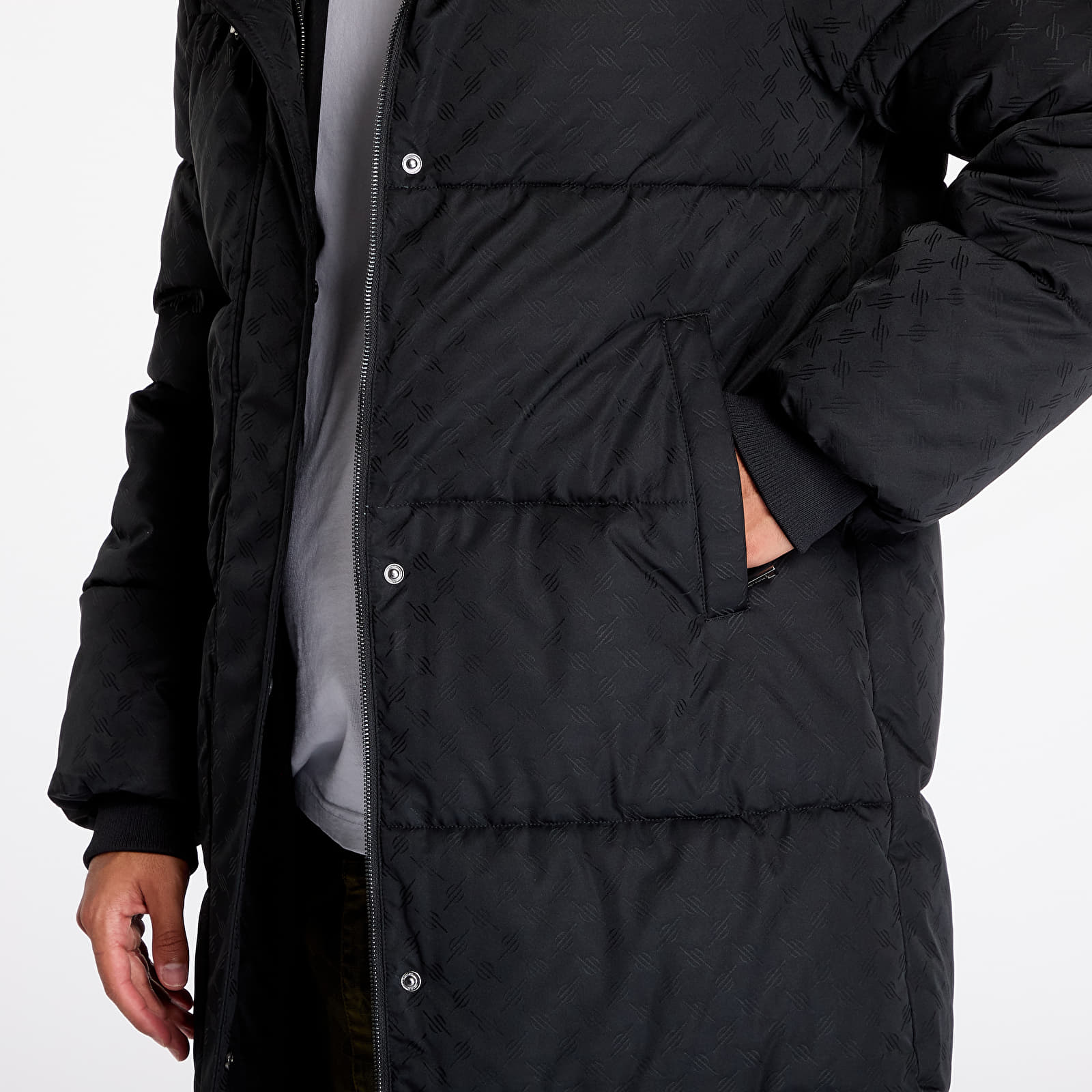 Men's jackets and coats Daily Paper Monogram Puffer Coat Black