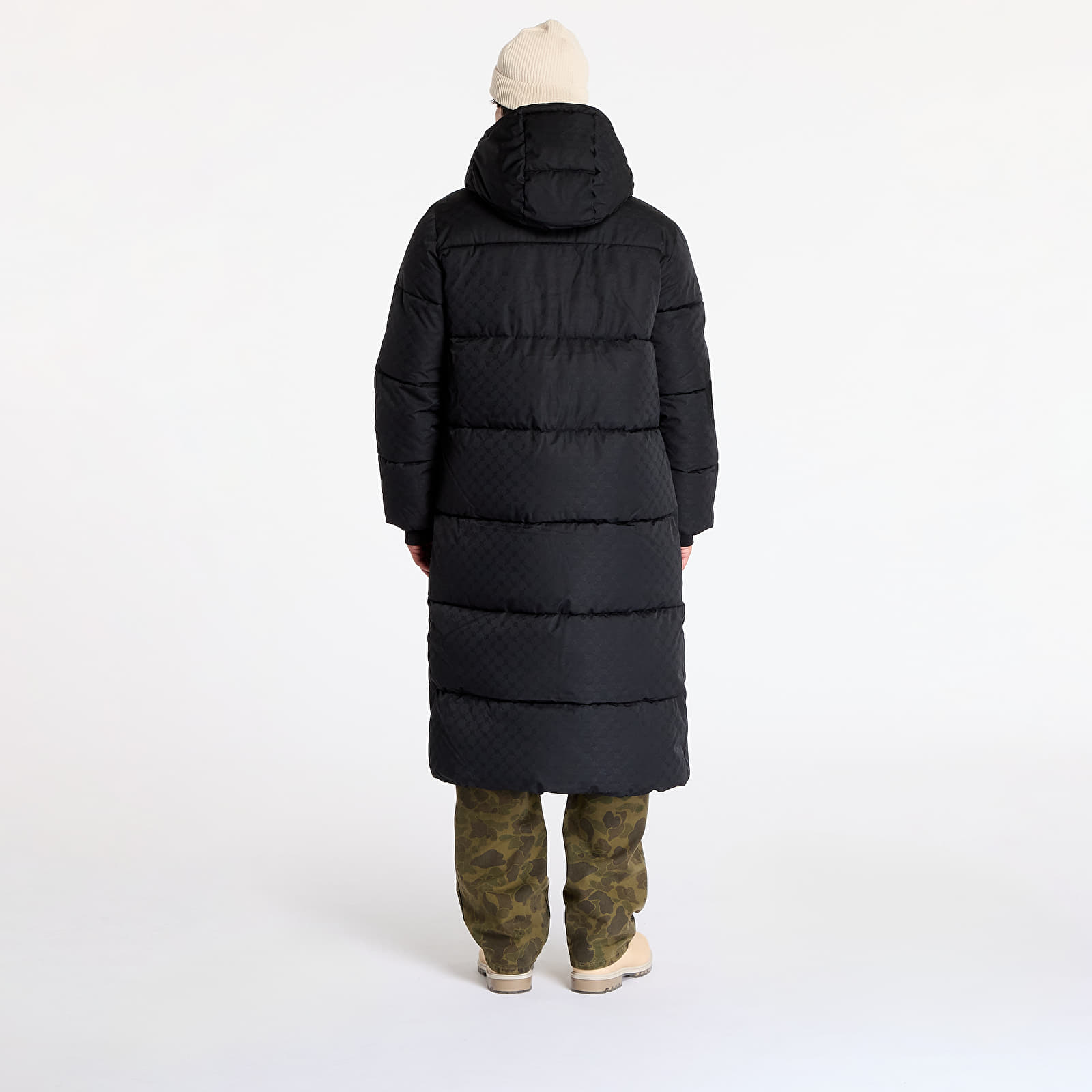 Men's jackets and coats Daily Paper Monogram Puffer Coat Black