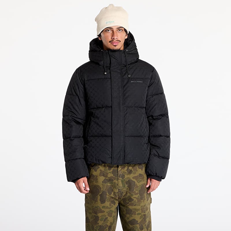 Jacket Daily Paper Monogram Puffer Jacket Black