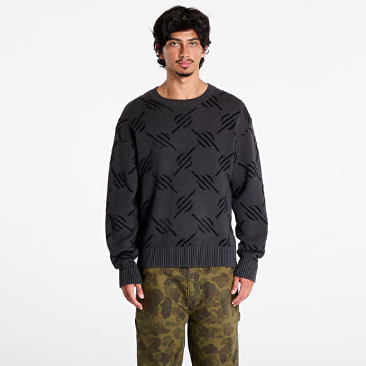 Daily Paper Tevin Monogram Knit Sweater Black
