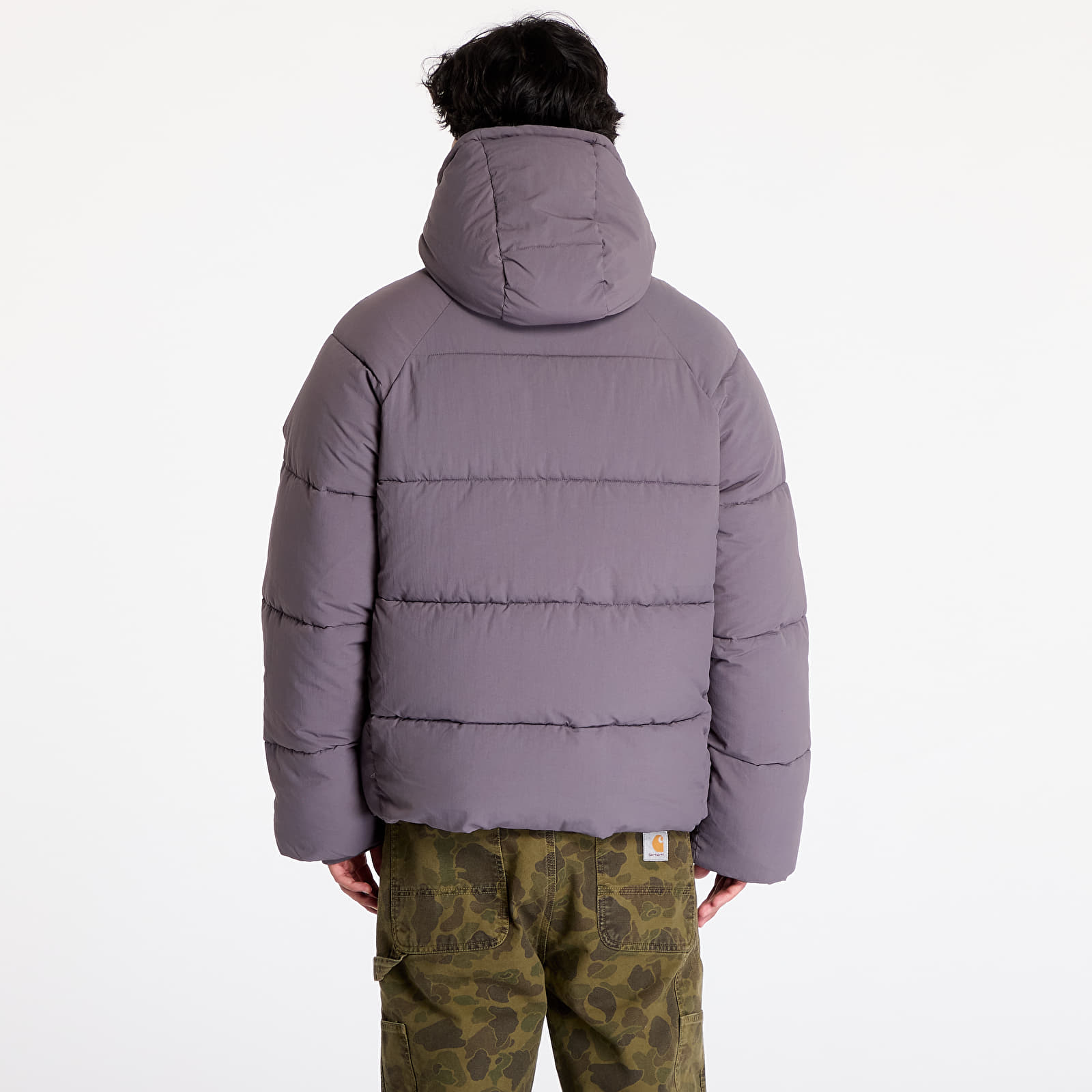 Men's jackets Daily Paper Relaxed Puffer Rabbit Grey
