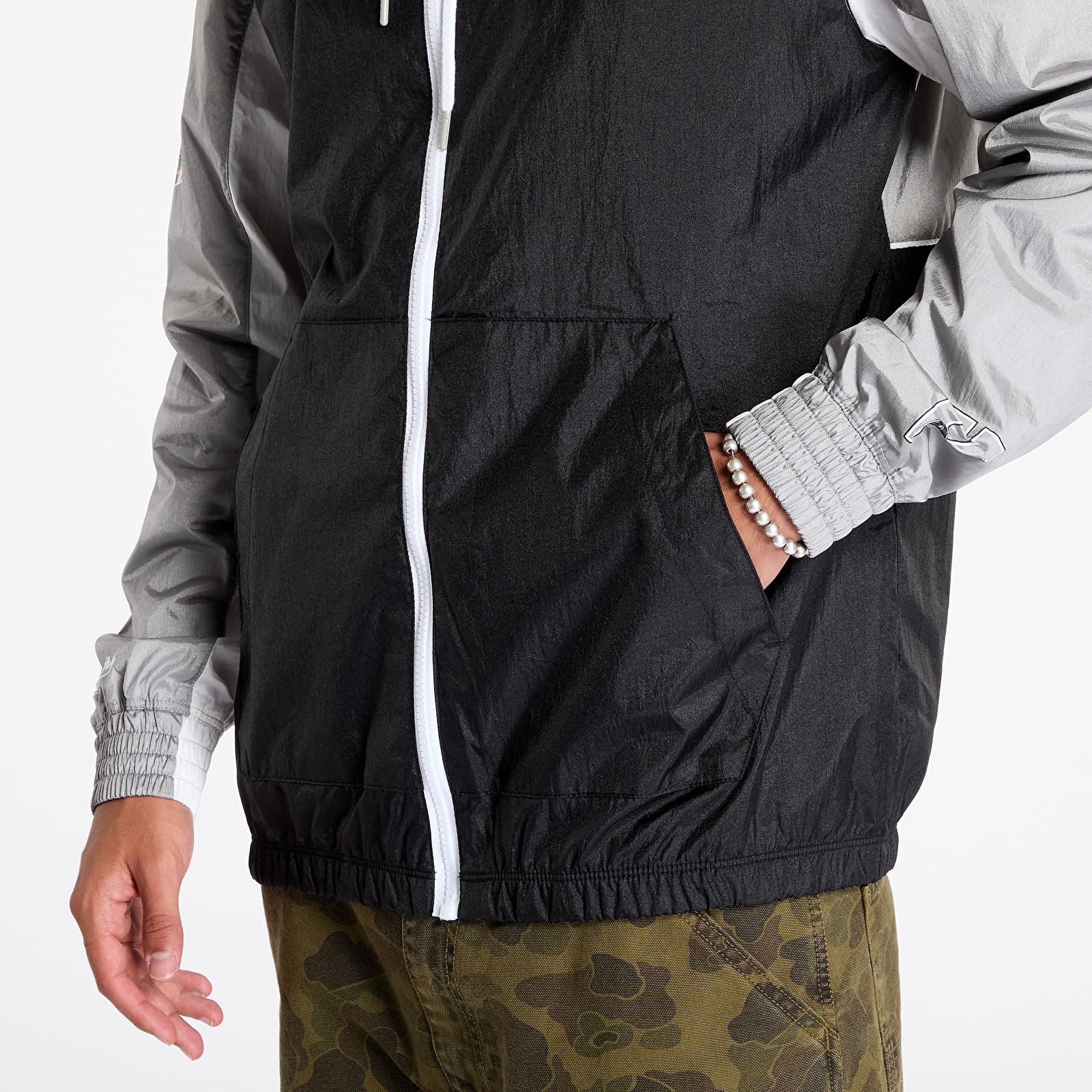 Kurtki męskie Mitchell & Ness NHL Big Shot Premium Vintage Los Angeles Kings Windbreaker Multi/ White