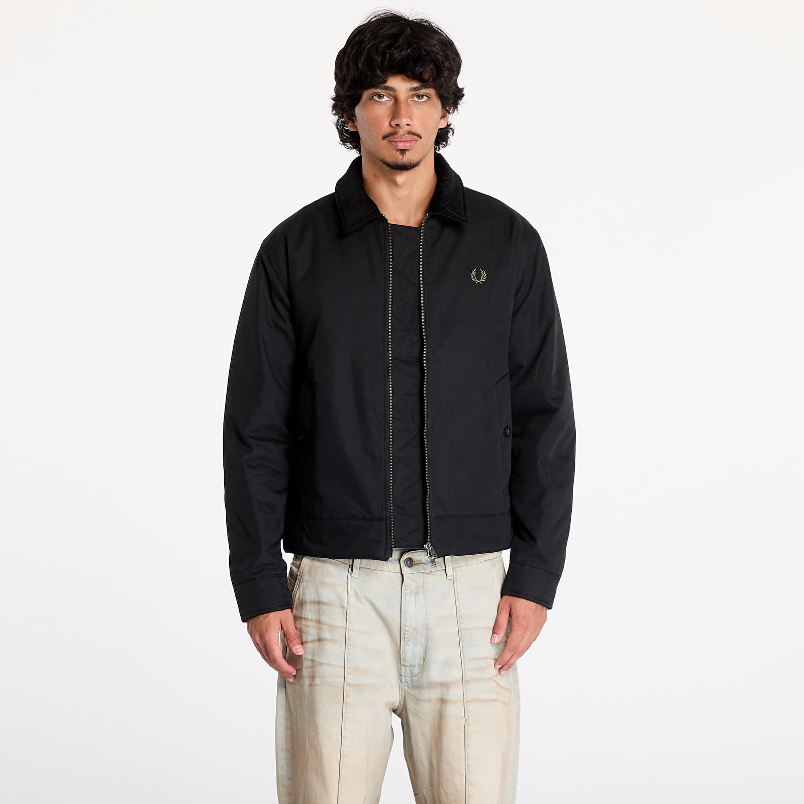 Men's jackets FRED PERRY The Caban Jacket Black