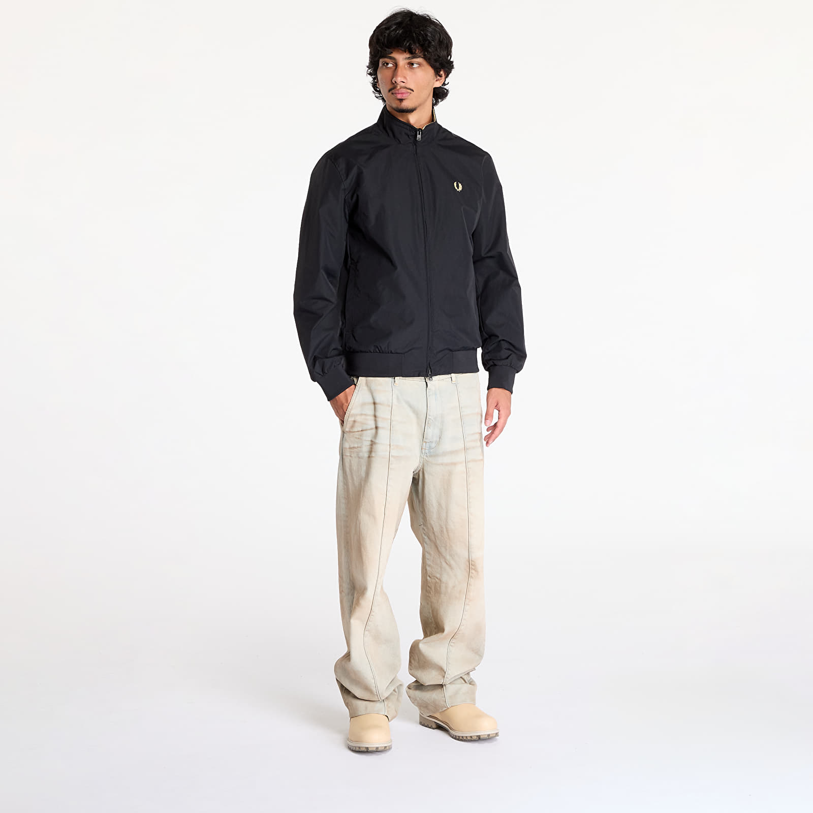 Men's jackets FRED PERRY The Brentham Jacket Black