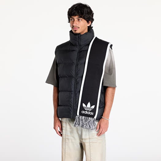Adidas originals padded scarf jacket in black hot sale