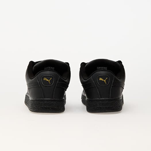 Puma basket black suede hot sale