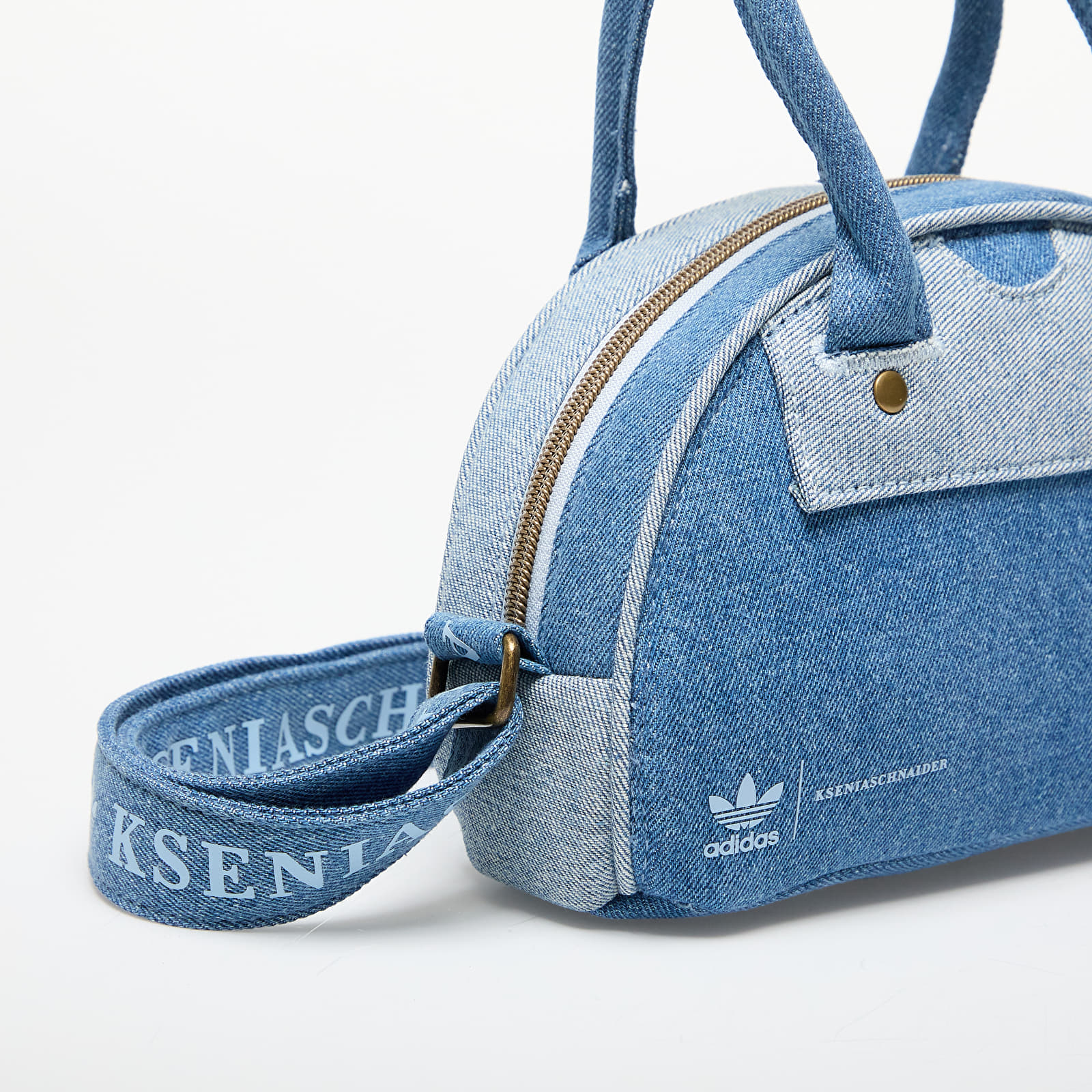 Shoulder bags adidas x KSENIASCHNAIDER Mini Bowling Bag Medium Blue Denim / Light Denim