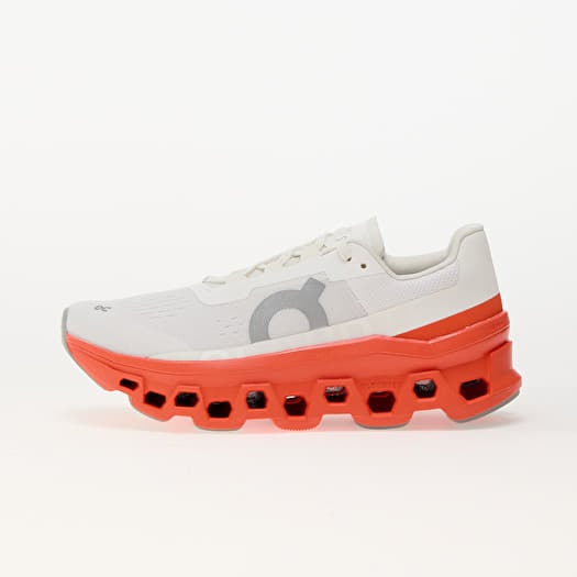 On W Cloudmonster White/ Flame