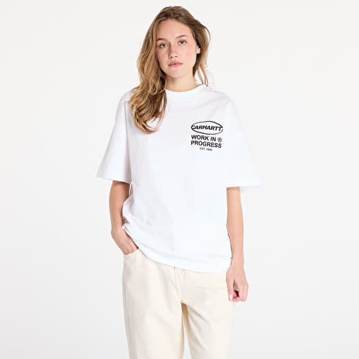 T-shirt Carhartt WIP S/S Body Of Work T-Shirt UNISEX White/ Black