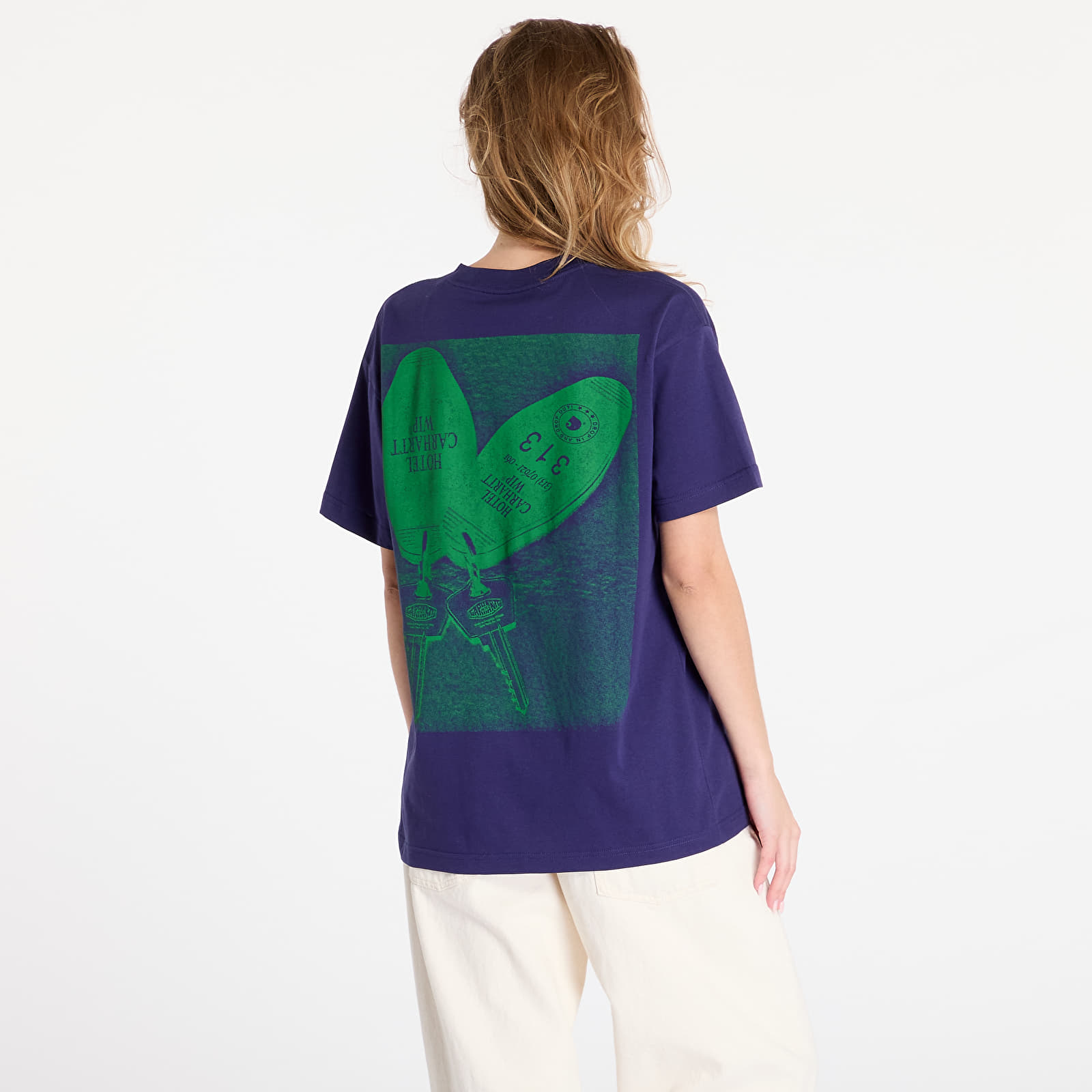 T-shirts Carhartt WIP S/S Hotel Keys T-Shirt UNISEX Aura/ Green