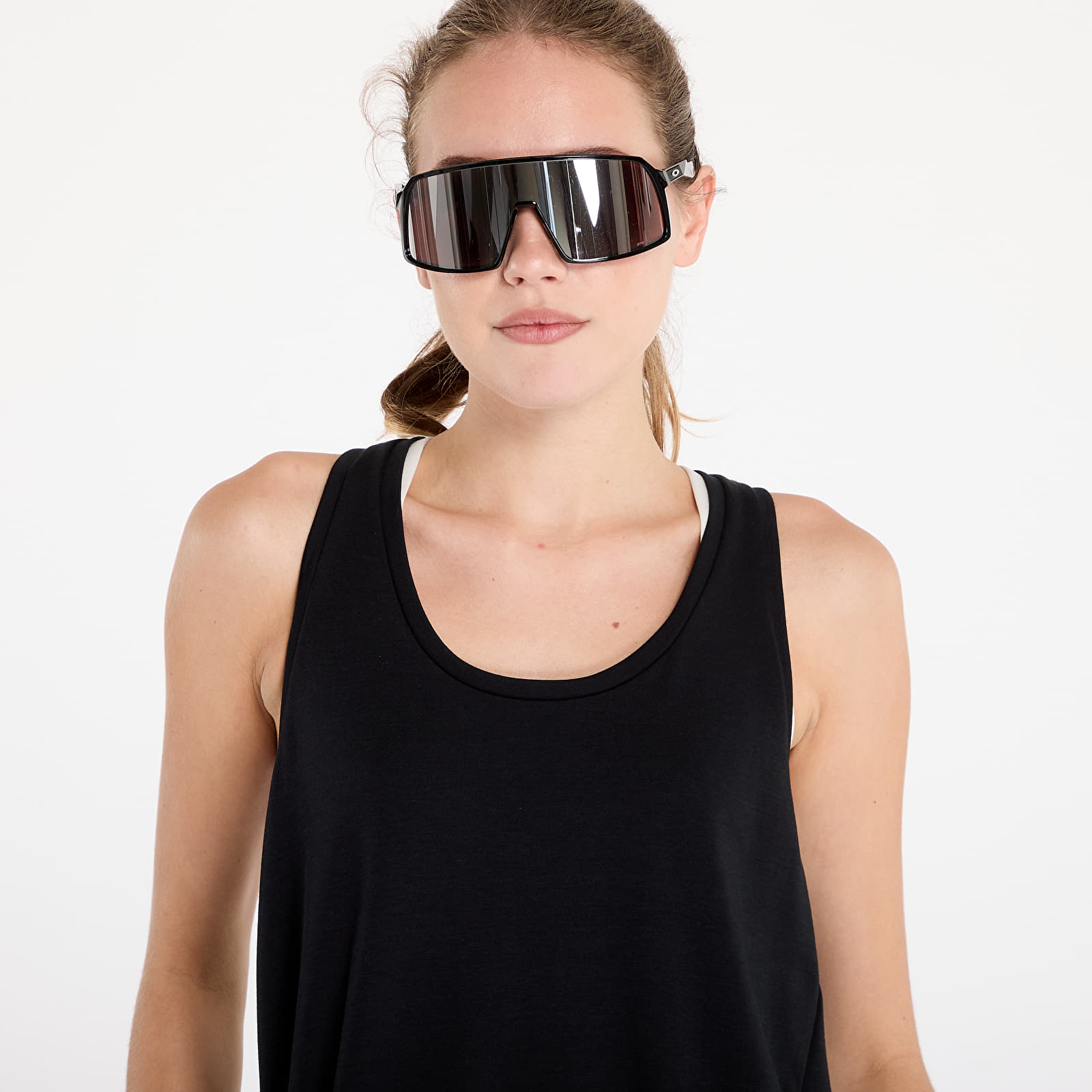 Women's tank tops On Focus Tank Black