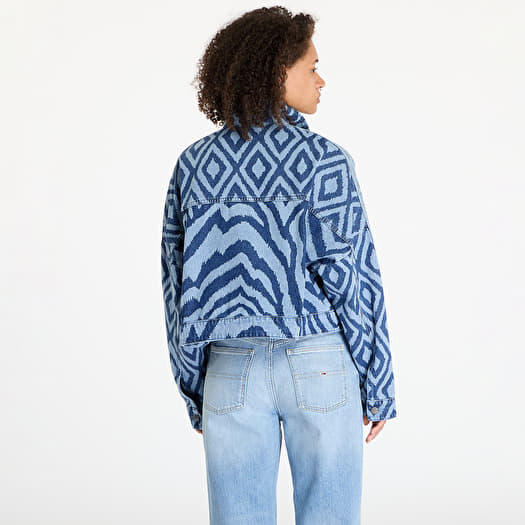 Women's jackets adidas x Farm Rio Denim Jacket Medium Blue