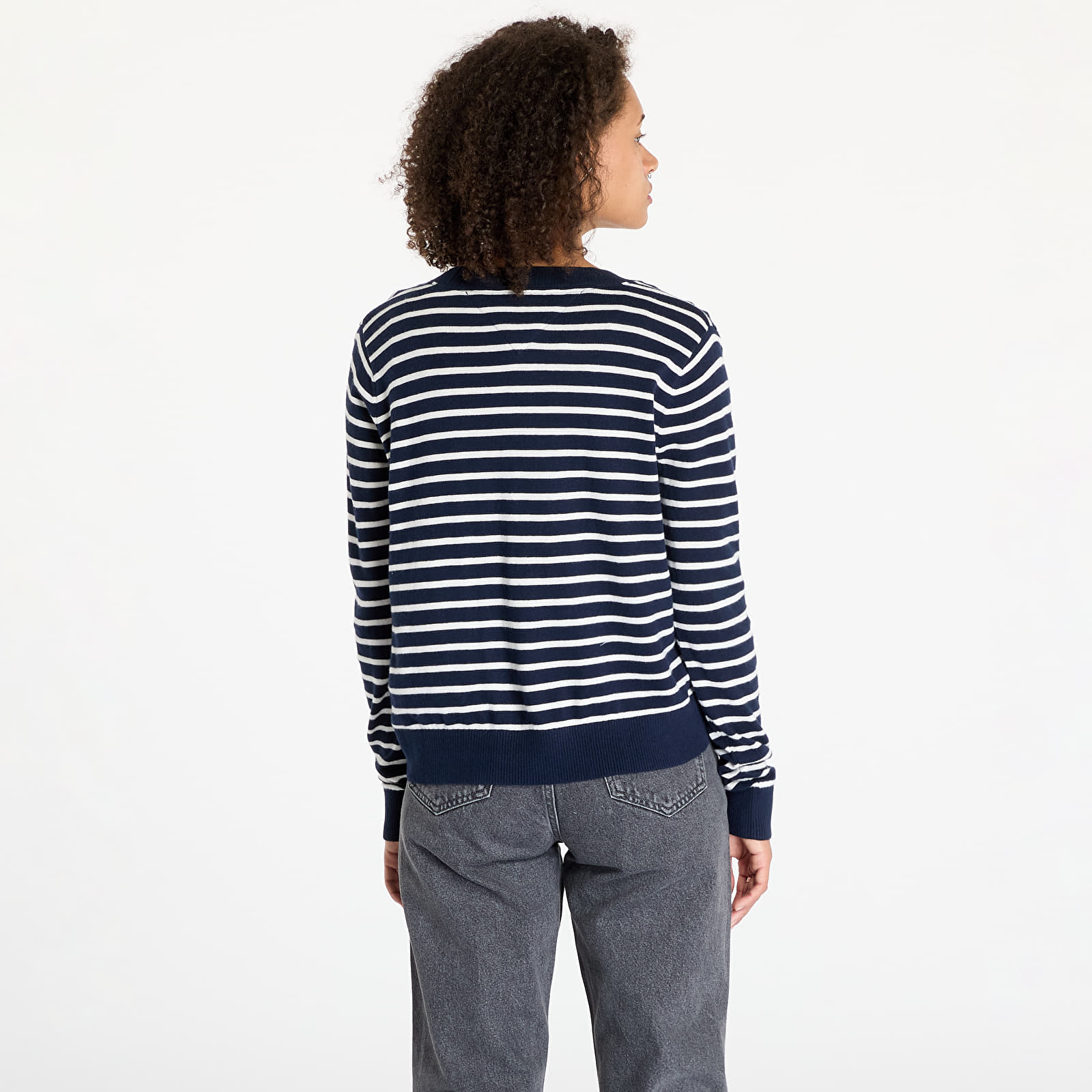 Naiste kampsunid Tommy Jeans Essential Vneck Sweater Blue