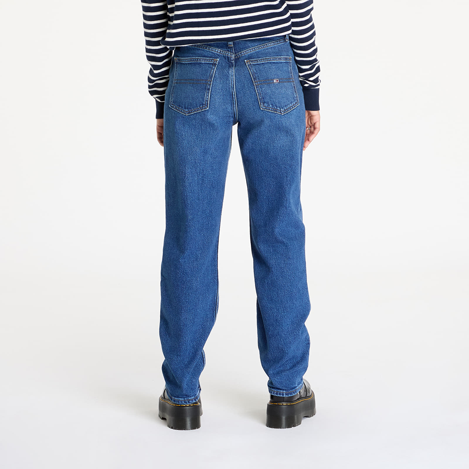Dżinsy damskie Tommy Jeans Izzie Hgh Slim Straight Jeans Denim
