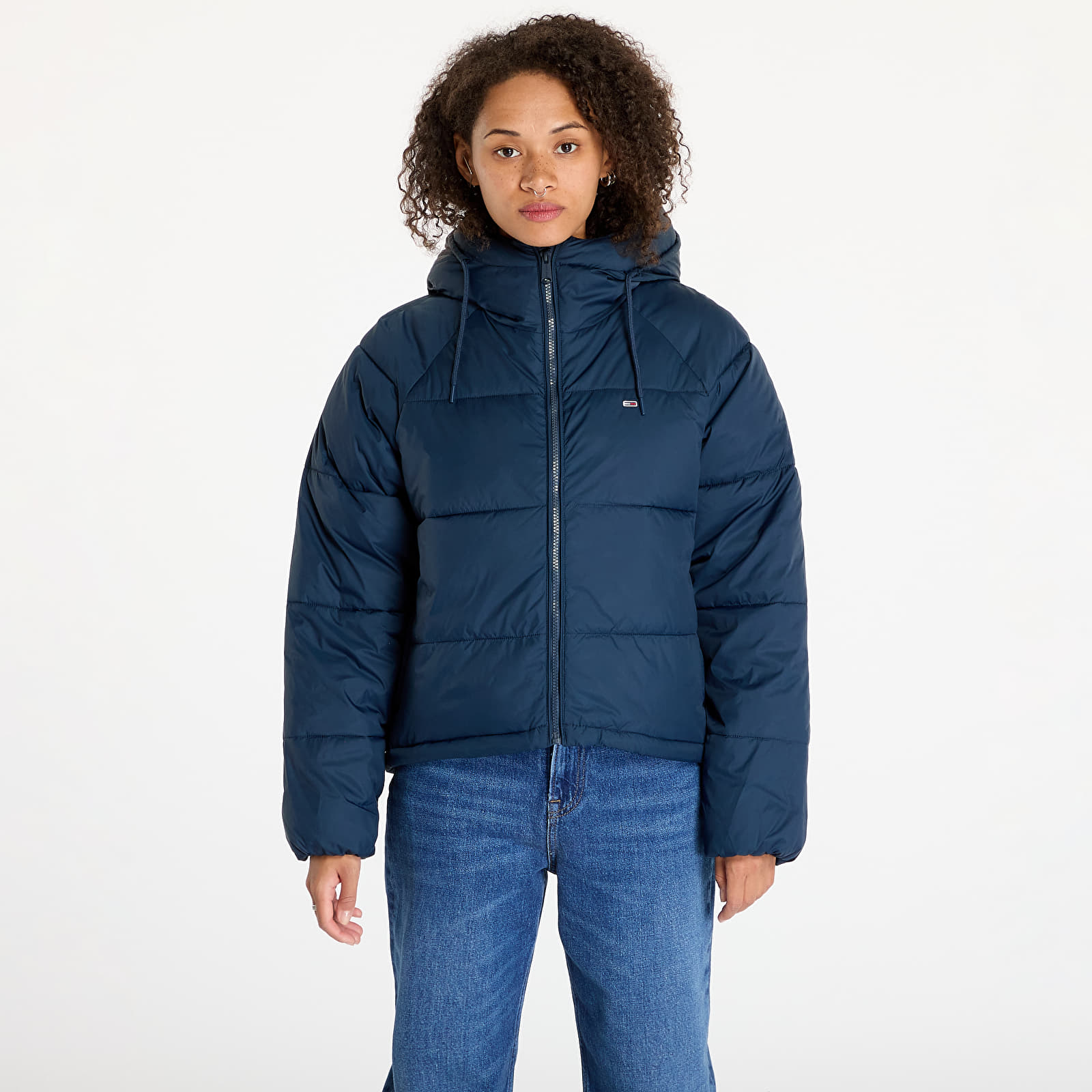 Ženske jakne Tommy Jeans Vail Puffer Jacket Blue