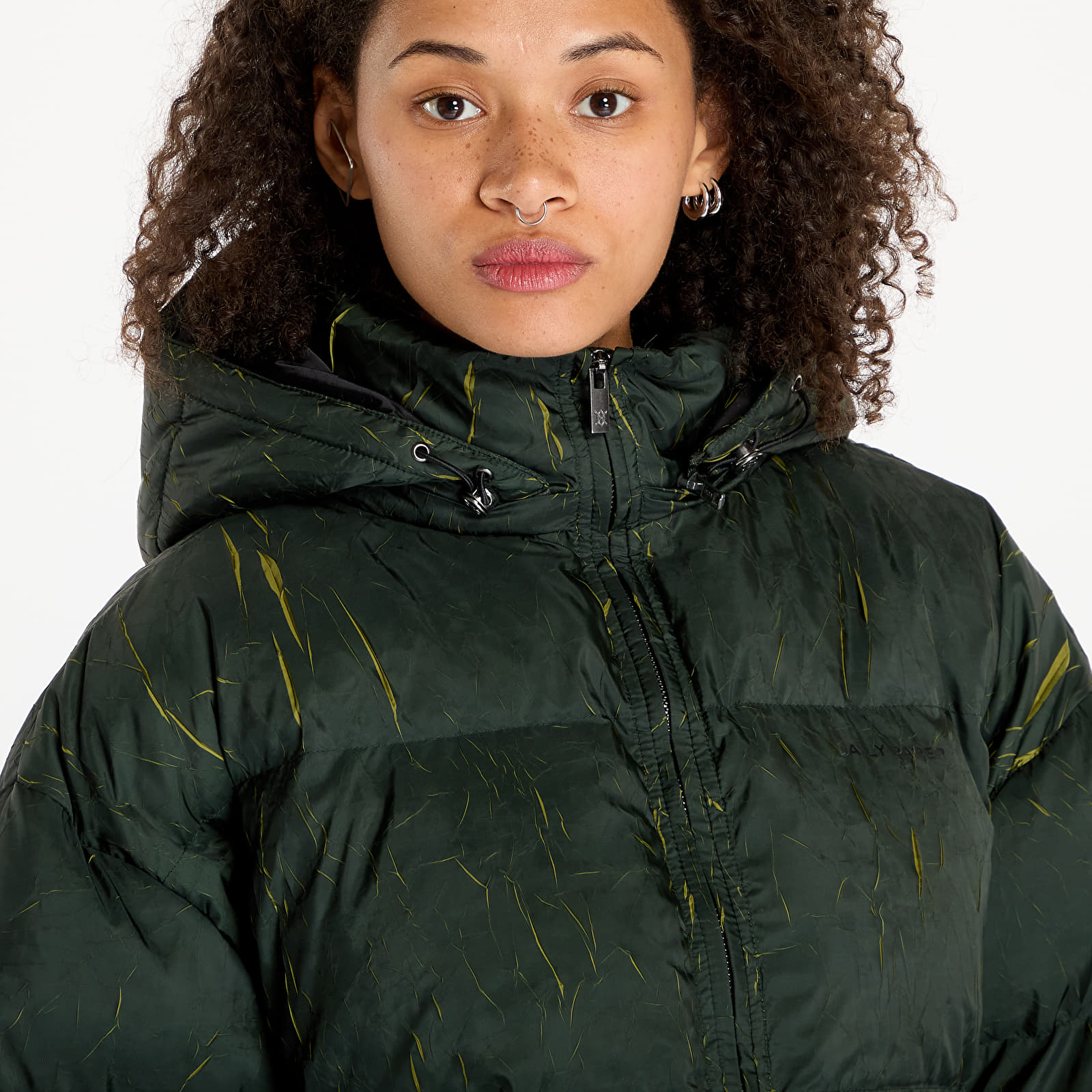 Women's jackets Daily Paper Jorja Puffer Jacket Cardamon Green