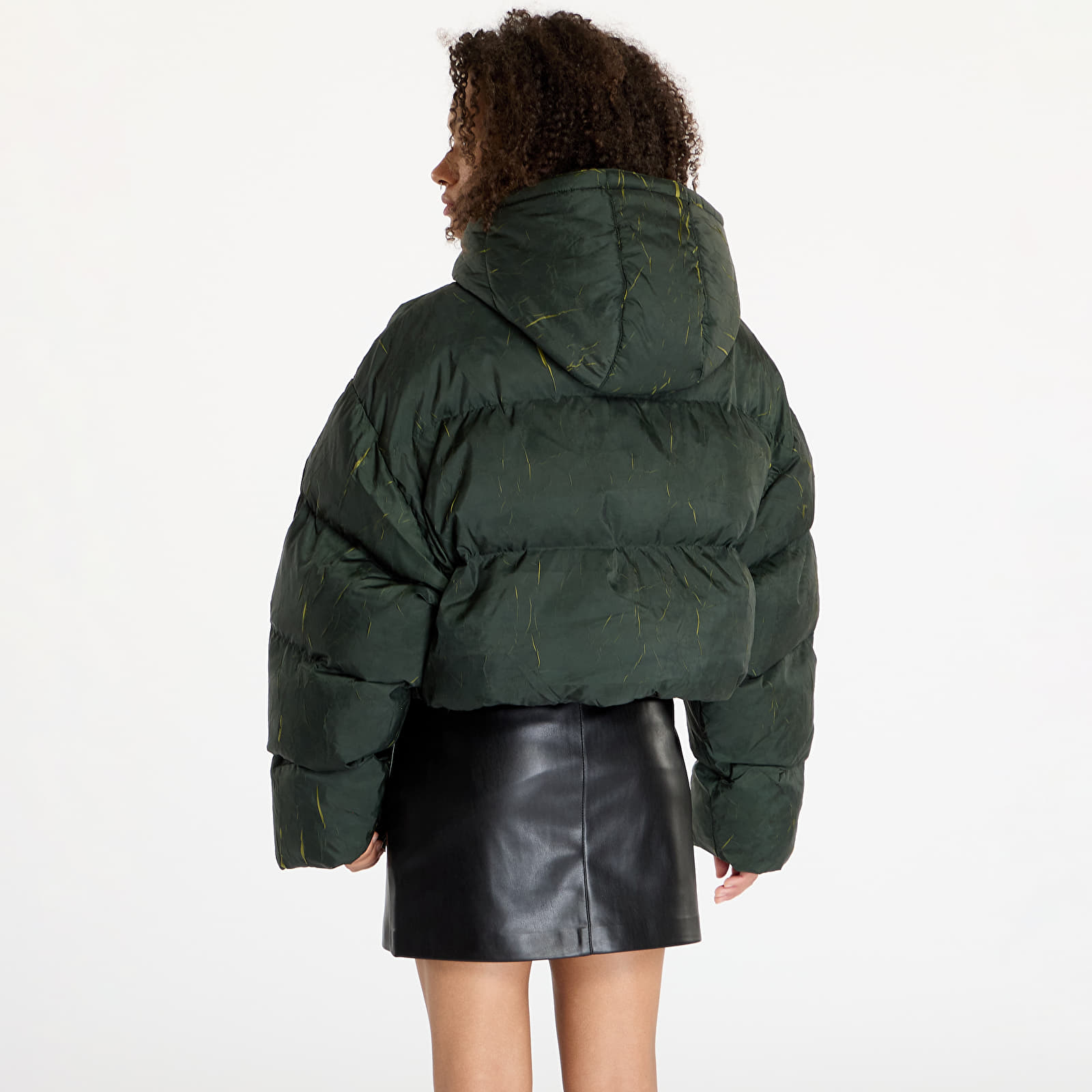 Women's jackets Daily Paper Jorja Puffer Jacket Cardamon Green