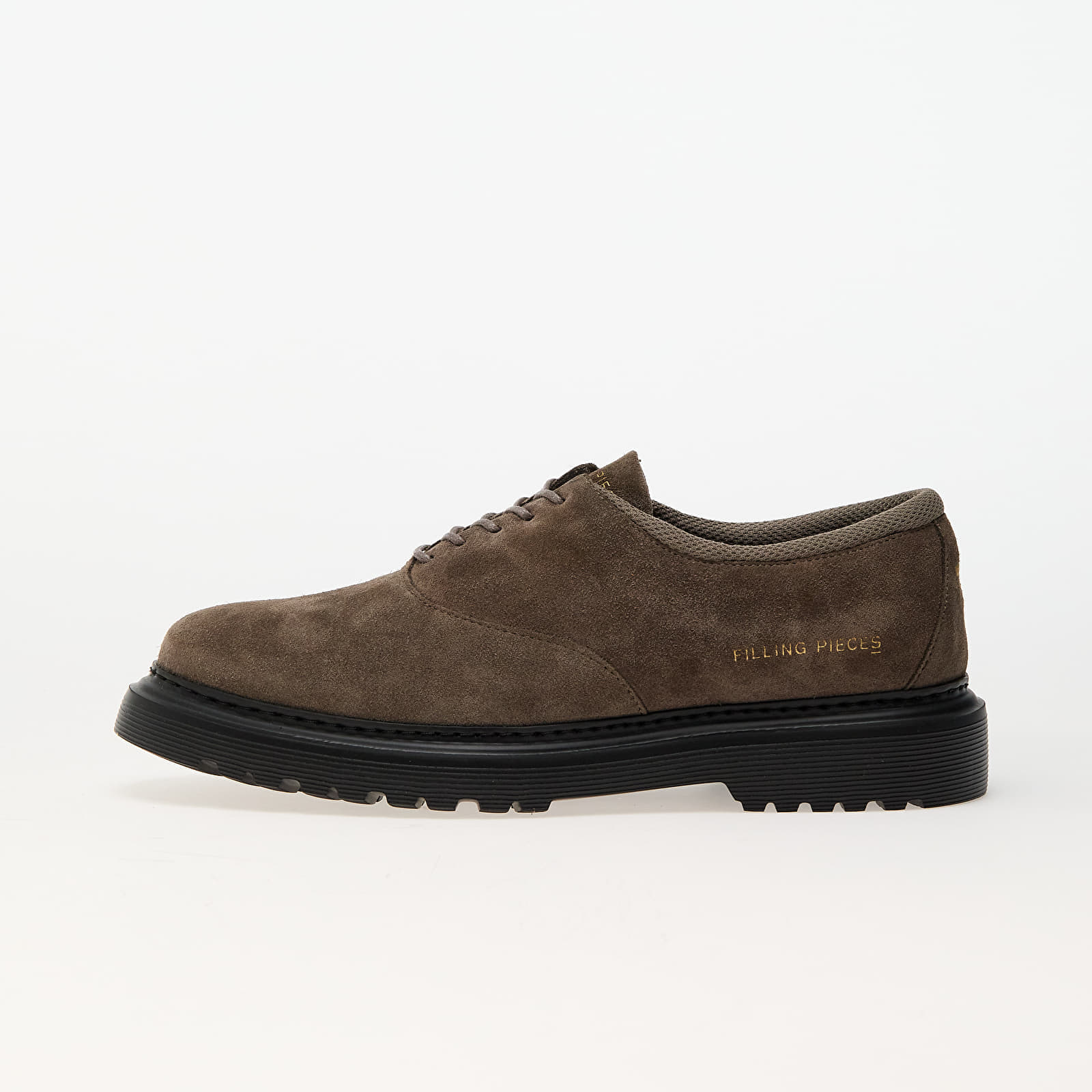 Baskets Filling Pieces Derby Suede Earth EUR 43