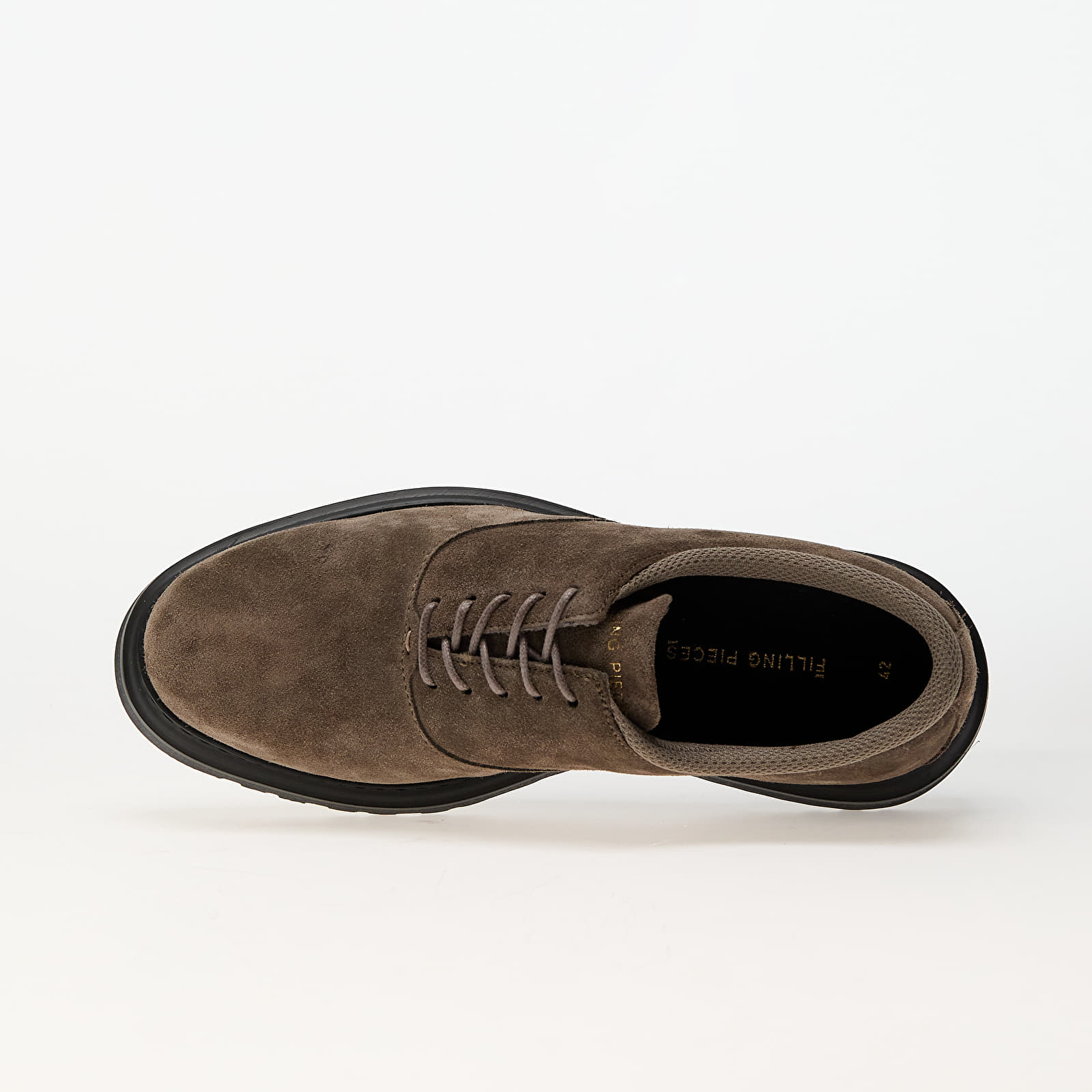 Herensneakers en -schoenen Filling Pieces Derby Suede Earth
