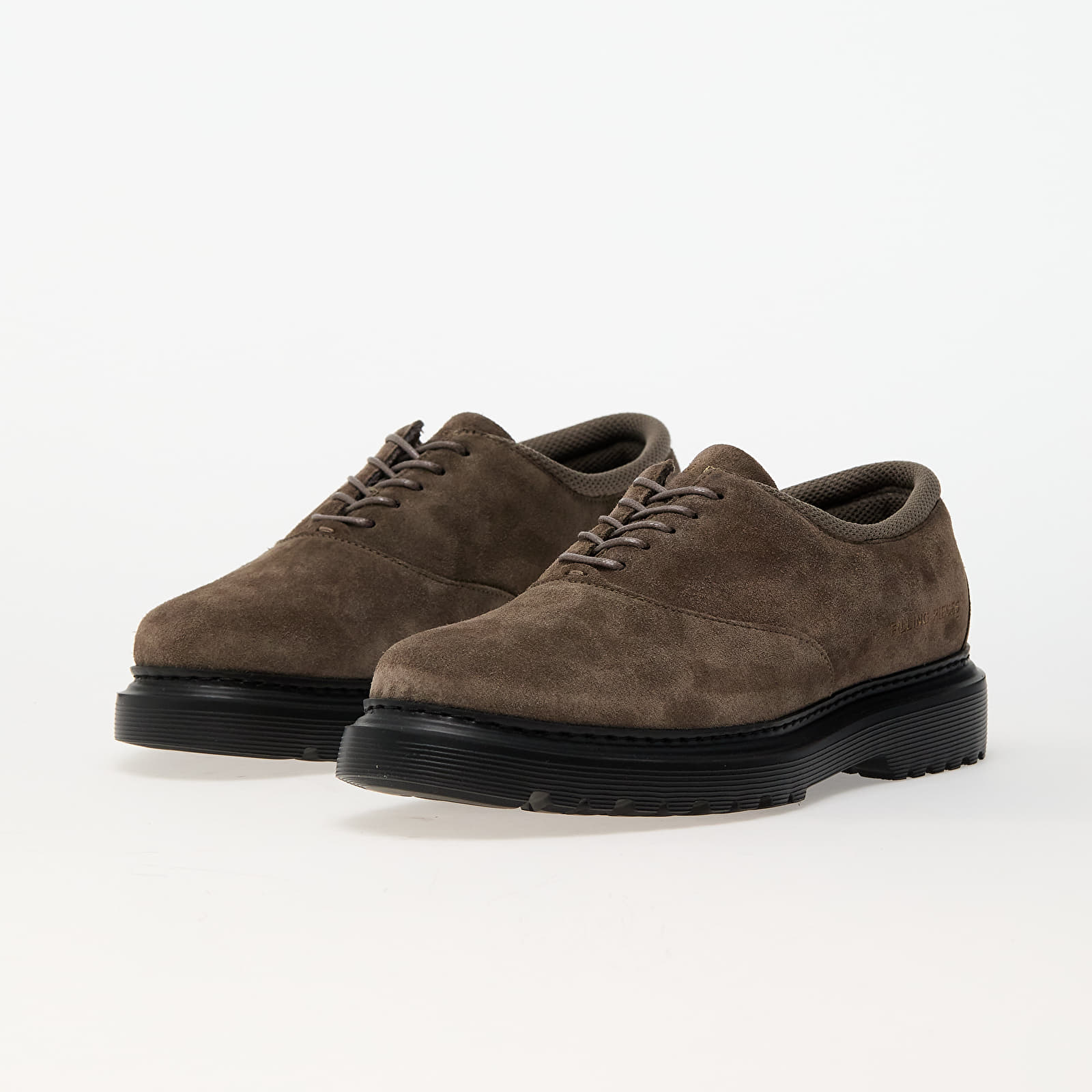 Herensneakers en -schoenen Filling Pieces Derby Suede Earth