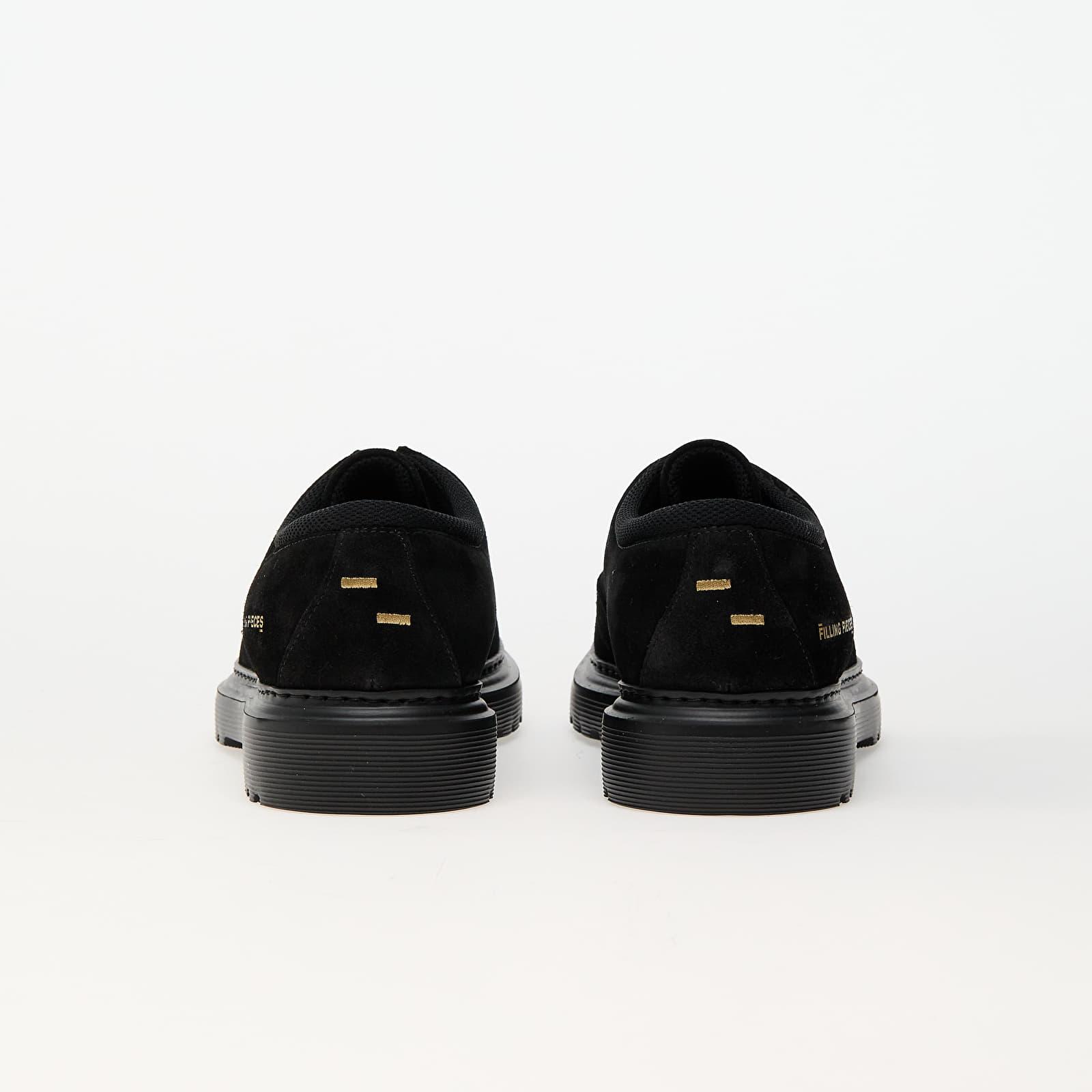 Men's sneakers and shoes Filling Pieces Derby Suede Black