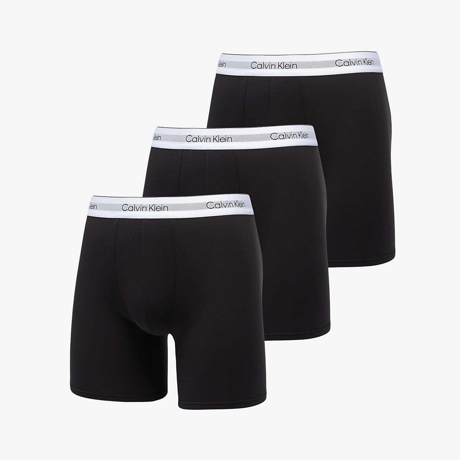 Boxer shorts Calvin Klein Boxer Brief Long 3-Pack Black