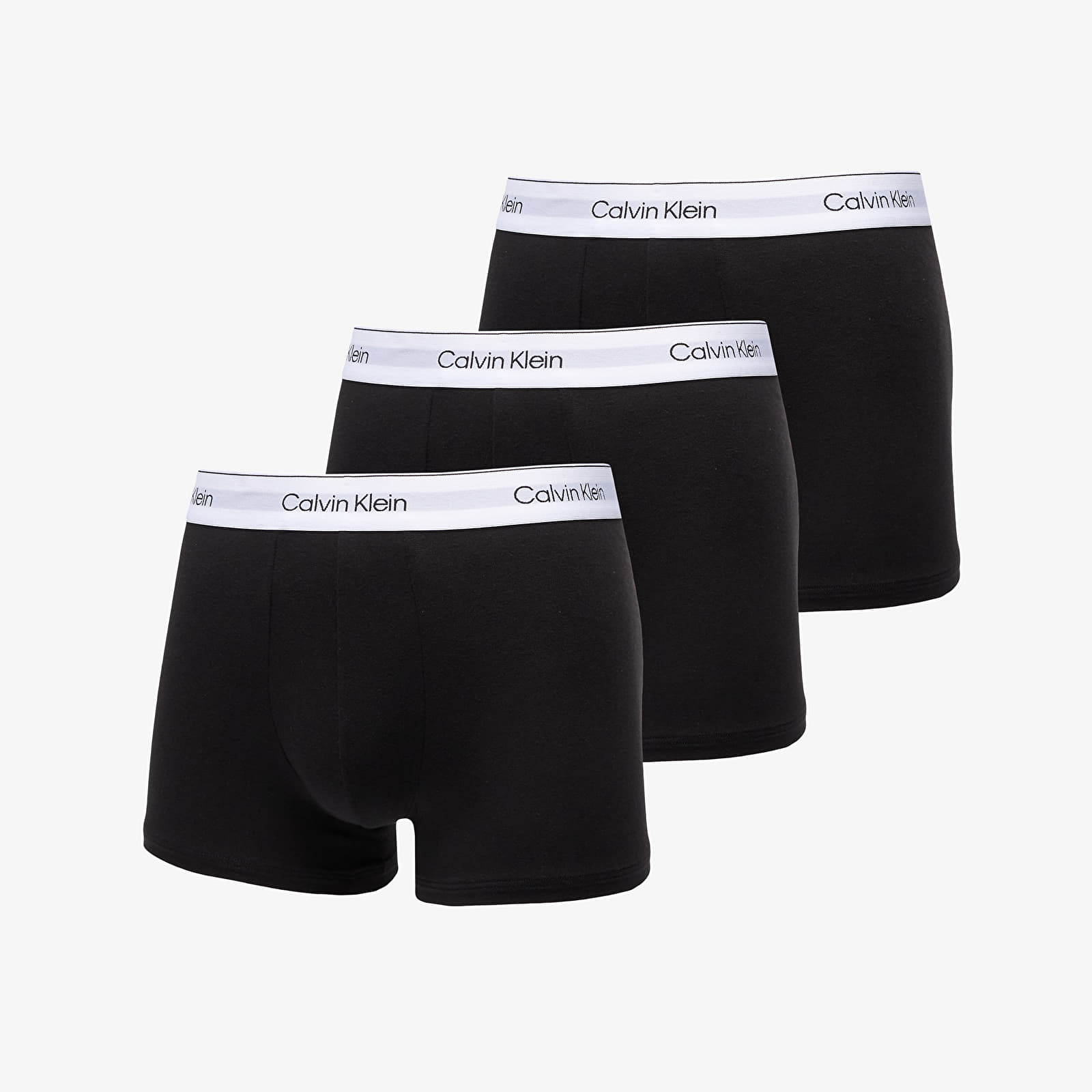 Calzoncillos de boxer Calvin Klein Extra Soft Cotton Stretch Trunk 3-Pack Black