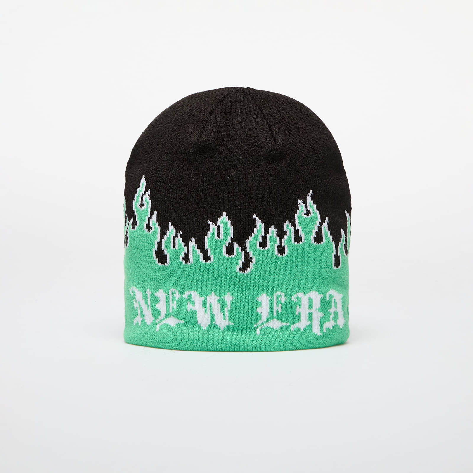 New Era Knit Thin Flame Skull Knit Island Green Universal