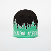 New Era Knit Thin Flame Skull Knit Island Green