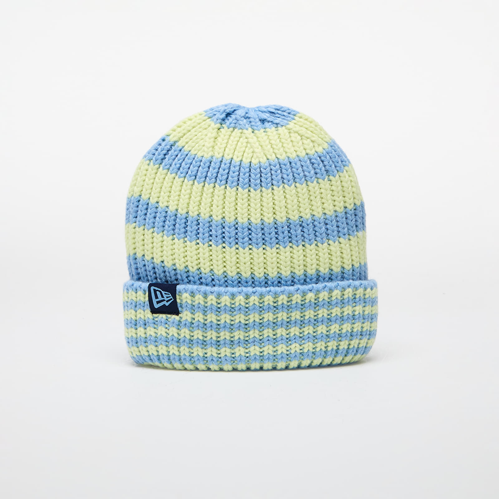Sombreros New Era Knit Medium Stripe Beanie Pastel Blue