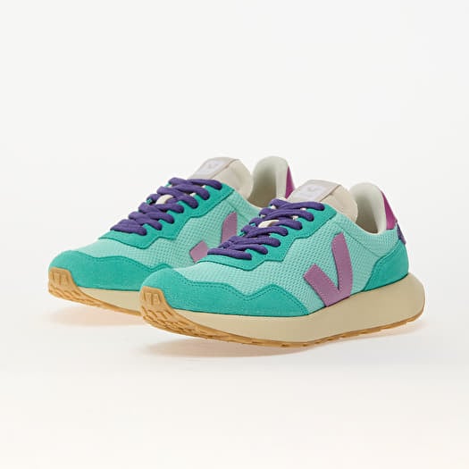 Women s sneakers and shoes Veja W Paulistana Turquoise Mulberry Queens
