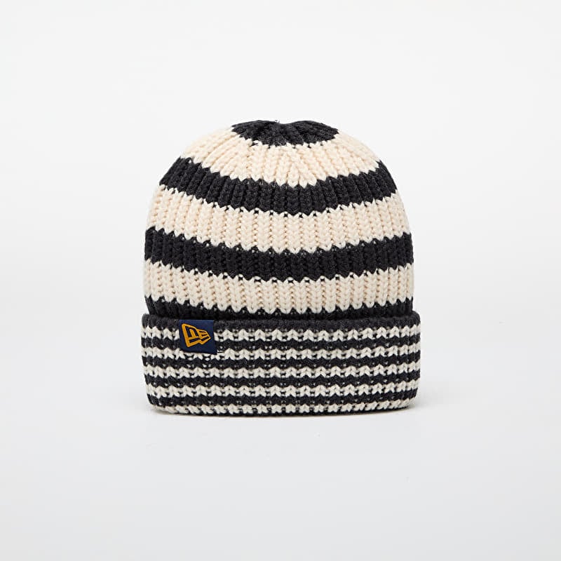 Czapka New Era Knit Medium Stripe Beanie Navy/ Light Cream