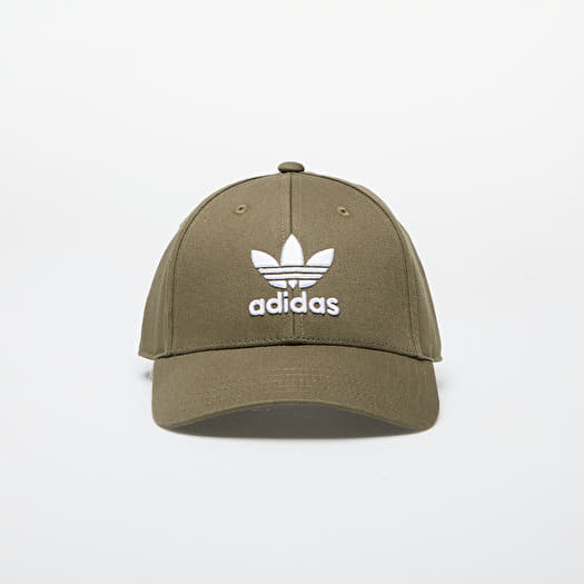 Berretto adidas Trefoil Baseball Cap Olive Strata/ White