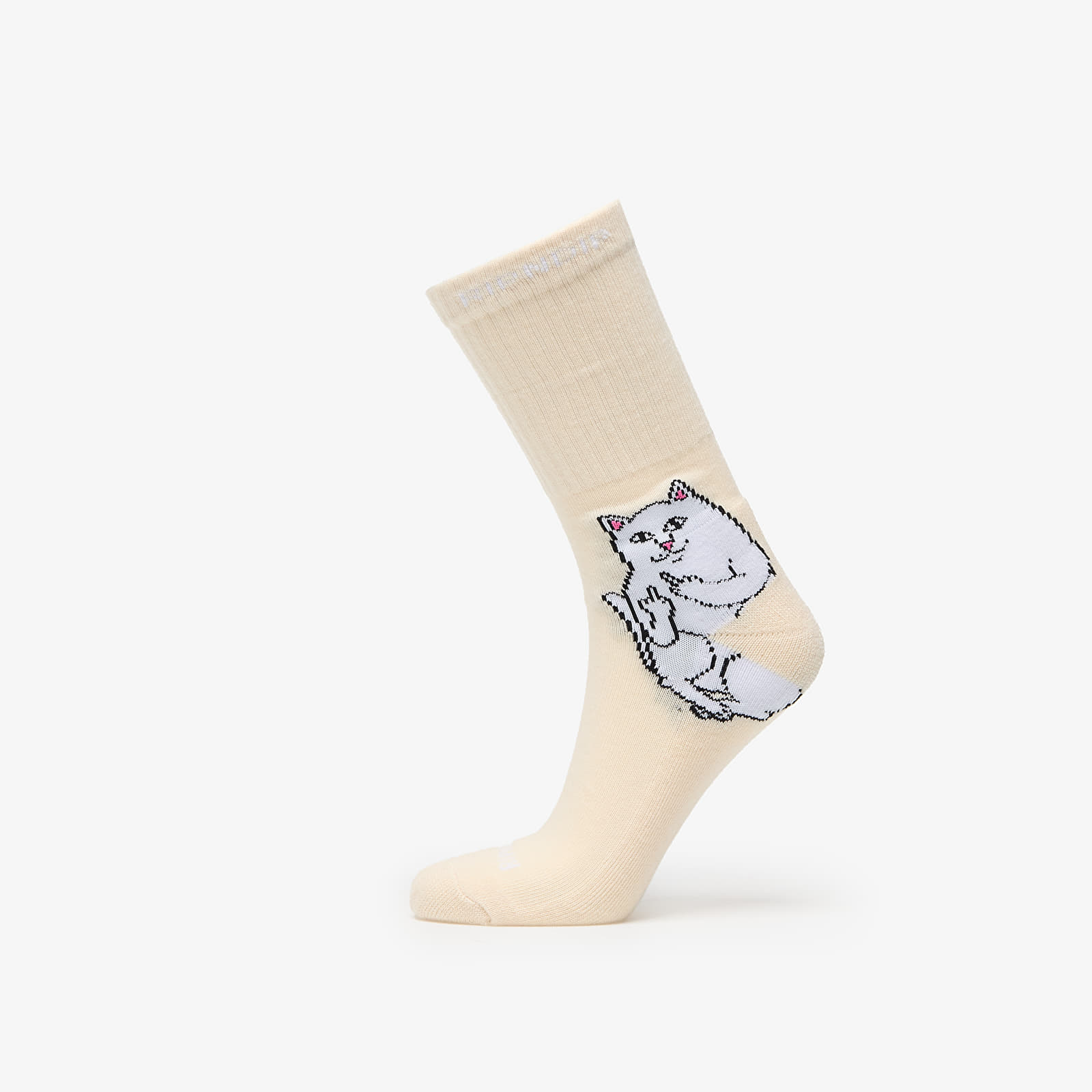 Men's socks RIPNDIP Lord Nermal Socks Off White