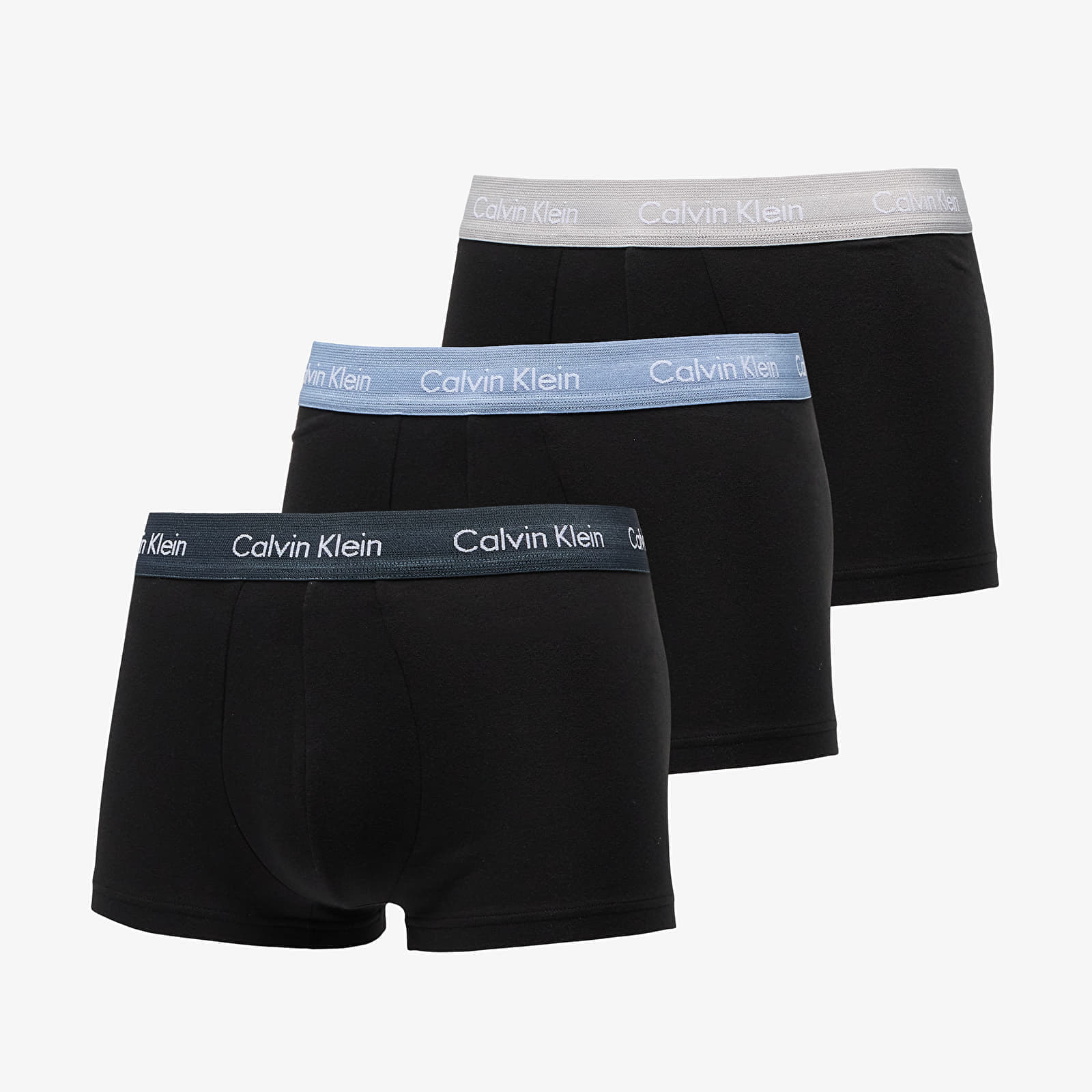 Calvin Klein Low Rise Cotton Stretch Trunk 3-Pack Black