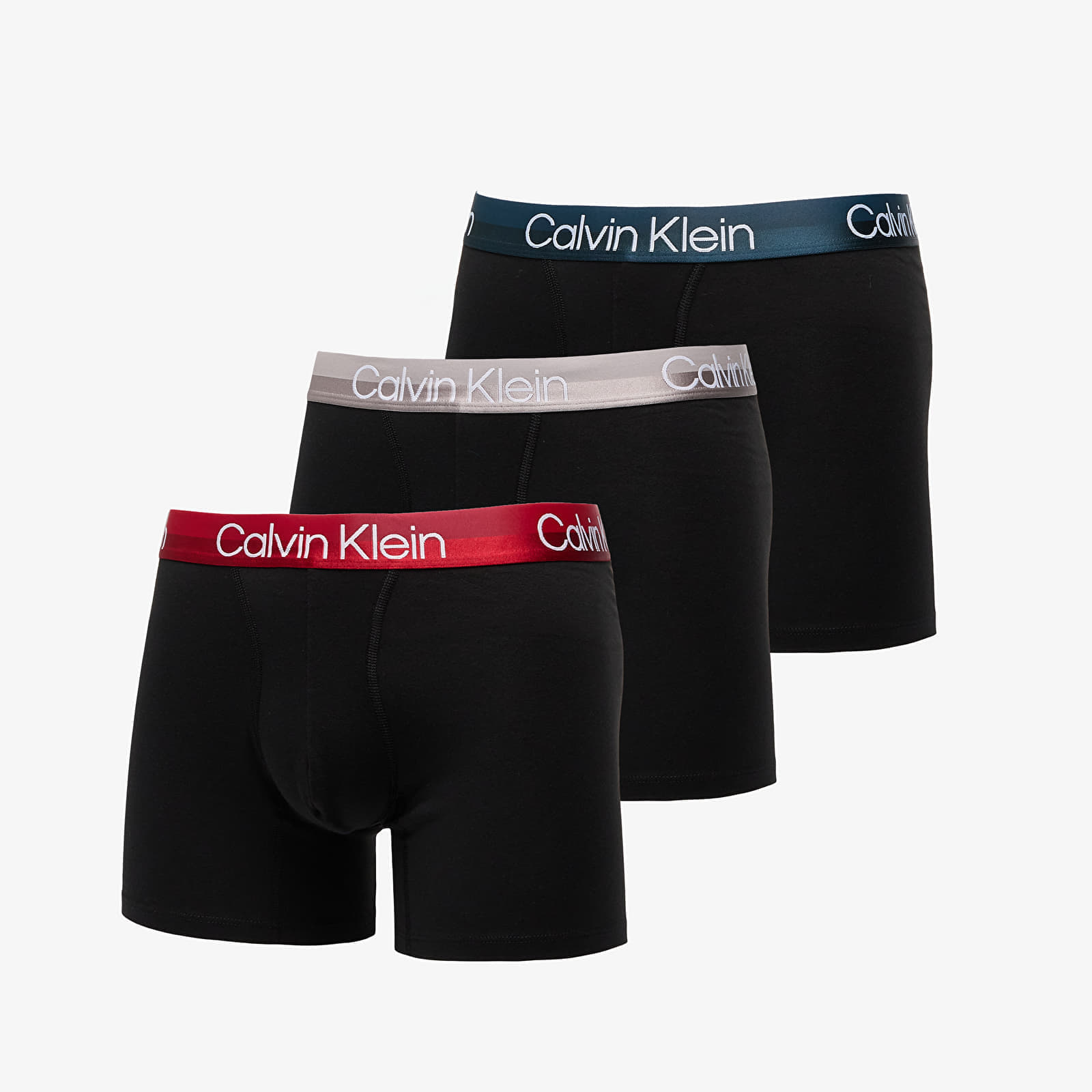 Calvin Klein Cotton Stretch Blend Boxer Brief 3-Pack Black