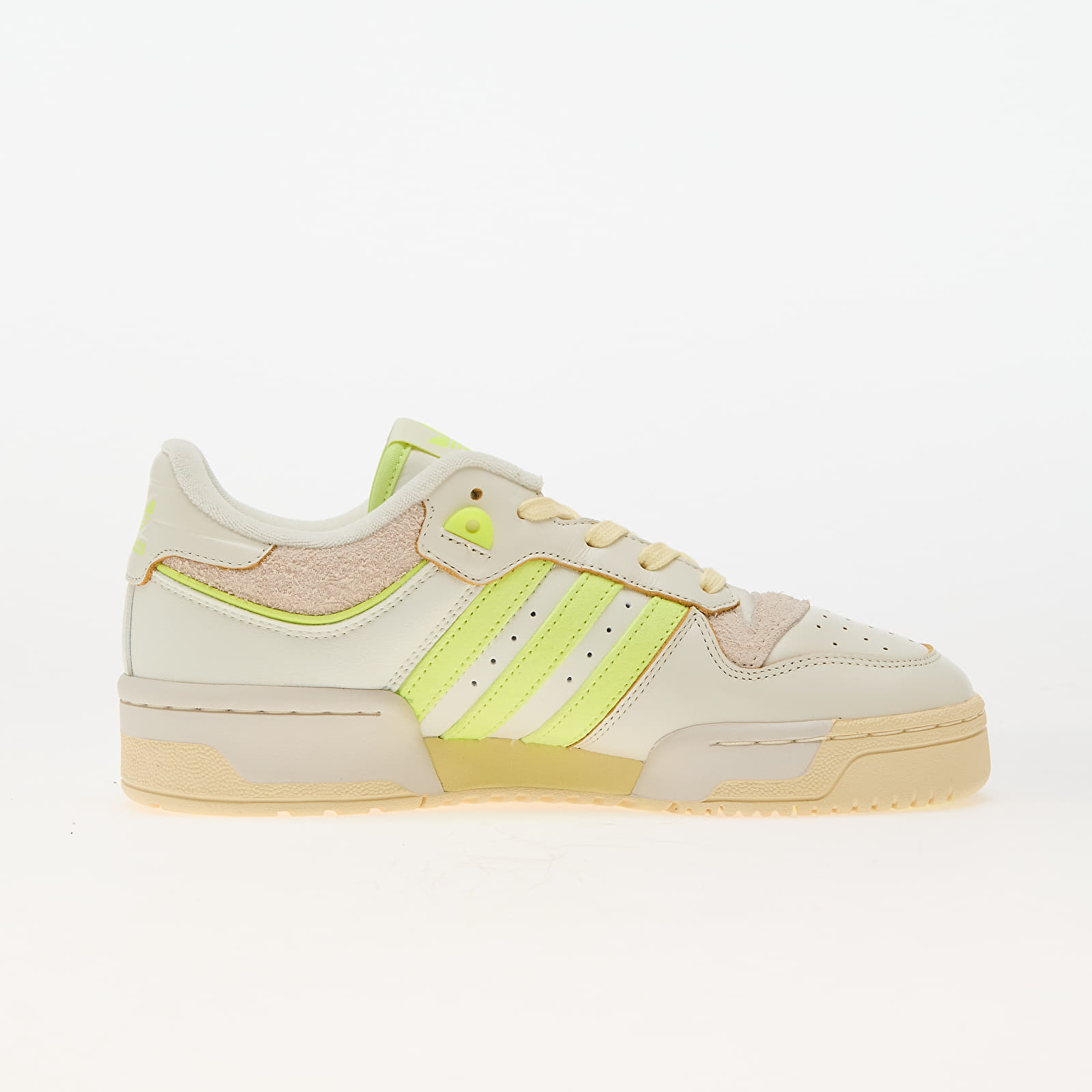 Naisten lenkkarit ja kengät adidas Rivalry 86 Low W Ivory/ Lucid Lemond/ Easy Yellow